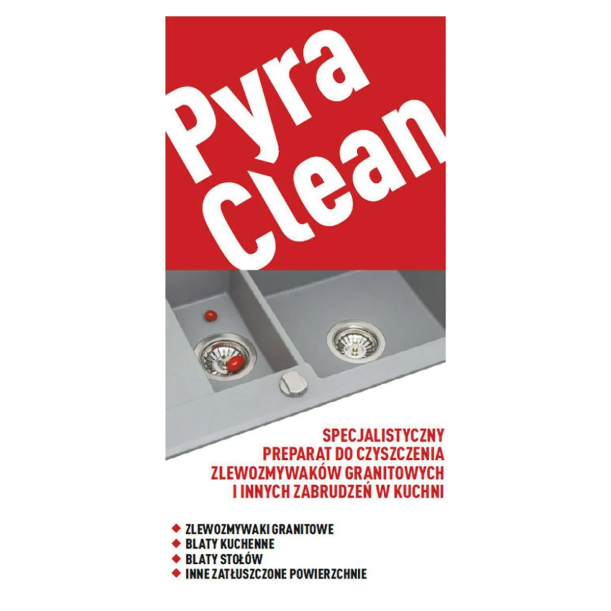 Zlewozmywak ZEFIR z baterią HERA czarny 79x50 cm + Pyra Clean